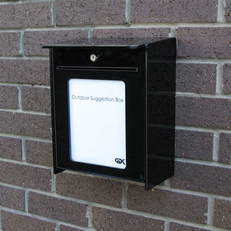 outdoor suggestion box